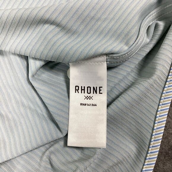 RHONE Commuter Stretch Button Lightweight Shirt Long Sleeve Men’s Size S/P Slim - Picture 13 of 16